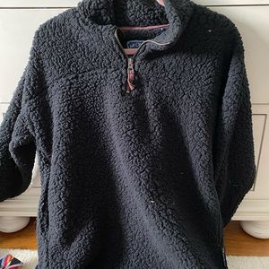 Black Sherpa 1/4 zip
